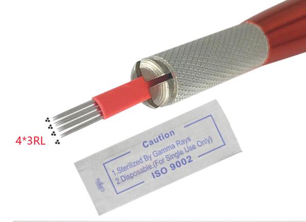 Fantatic Four / Six Tattoo Machine Needle For Permanent Makeup Fog Eyebrow Hand