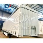 PVC Tarpaulin Sliding 45FT 40FT Curtain Side Semi Trailer for Enclosed Cargo