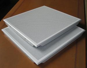 Wholesale Aluminum Ceiling System 600x600MM , Perforated Aluminum Ceiling Panels from china suppliers