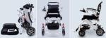 2018 newest FDA CE light weight folding aluminum power wheelchair with lithium