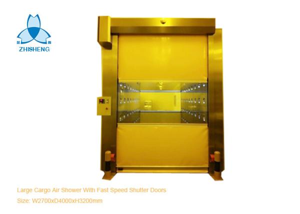 depth 4000mm Full Stainless Steel 304 Space-Saving Industrial Air Shower Tunnel