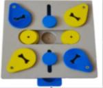 100% Handmade Dog Intelligence Toy , Outdoor Stimulating Dog Toys Multi Colors