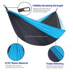 Outdoors Backpacking Survival or Travel Single & Double Parachute Hammocks