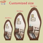 Contemporary Design Style Wooden Framed Full Length Mirror for Rustic Modern