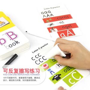 Wholesale Wipe Clean Math Flashcards For Kids , Children 'S Flash Cards Education from china suppliers