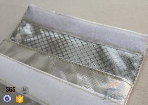 Wholesale Silicone Coated Fiberglass Fabric Inside small Fireproof Money Bag 28 x 31cm from china suppliers