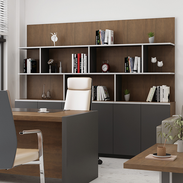 Office Back Cabinet Combination Multi Functional Light Industry Wind Wrapped