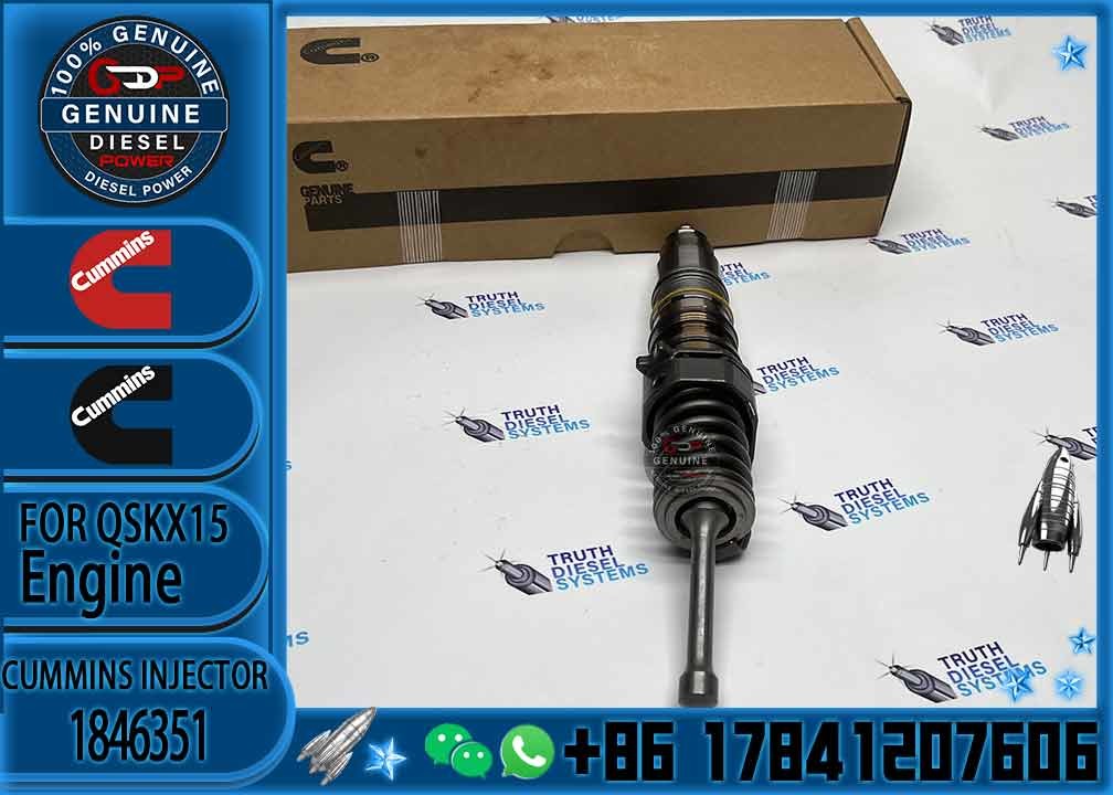 Diesel engine parts injector 1846351 1846350 1846348 for c-cummins Qsx15 engine