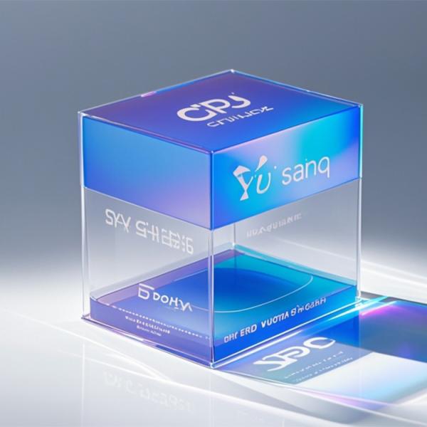 Cosmetic Skin Care PET PVC PP Plastic Packaging Box Custom Printed Rejuvenating Set Acetate Box