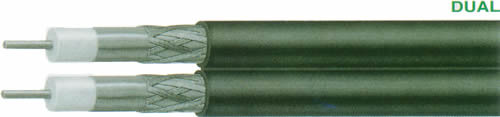 Wholesale RG6 dual core 75 Ohms Coaxial Cable from china suppliers