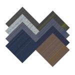 Exhibition Hall commercial office carpet Simple Stripes Modern Square Patchwork