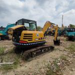 Sany SY60C Pro Used Sany Excavator Hydraulic 5735mm Max Deep Digging Excavator
