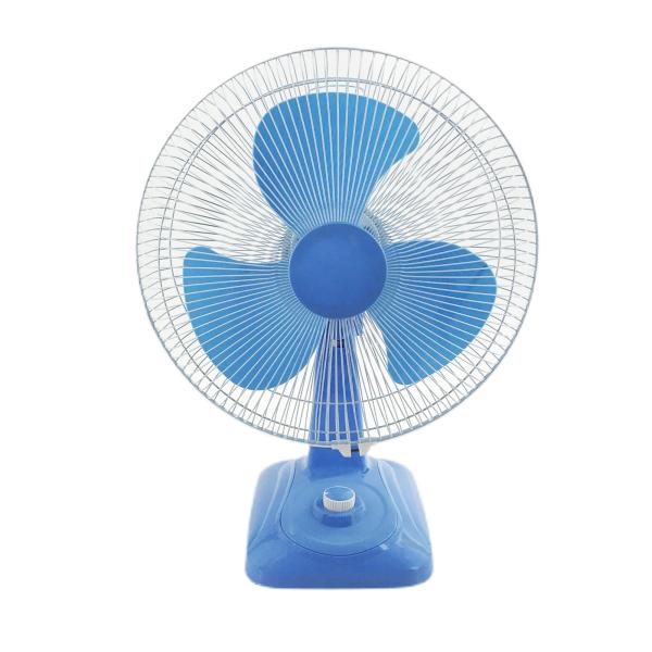 DC 12V Household Rechargeable Table Fan 12 Plastic With Mechanical DC Brushless Motor