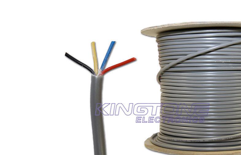 32 Stranded Conductor Mylar Security Cables PVC Jacket , 1.0mm2 Construction Cable