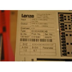 Lenze ECSDA008C4B SERVO AXIS MODULE ECS-SERVO SYSTEM ECS-APPLICATION