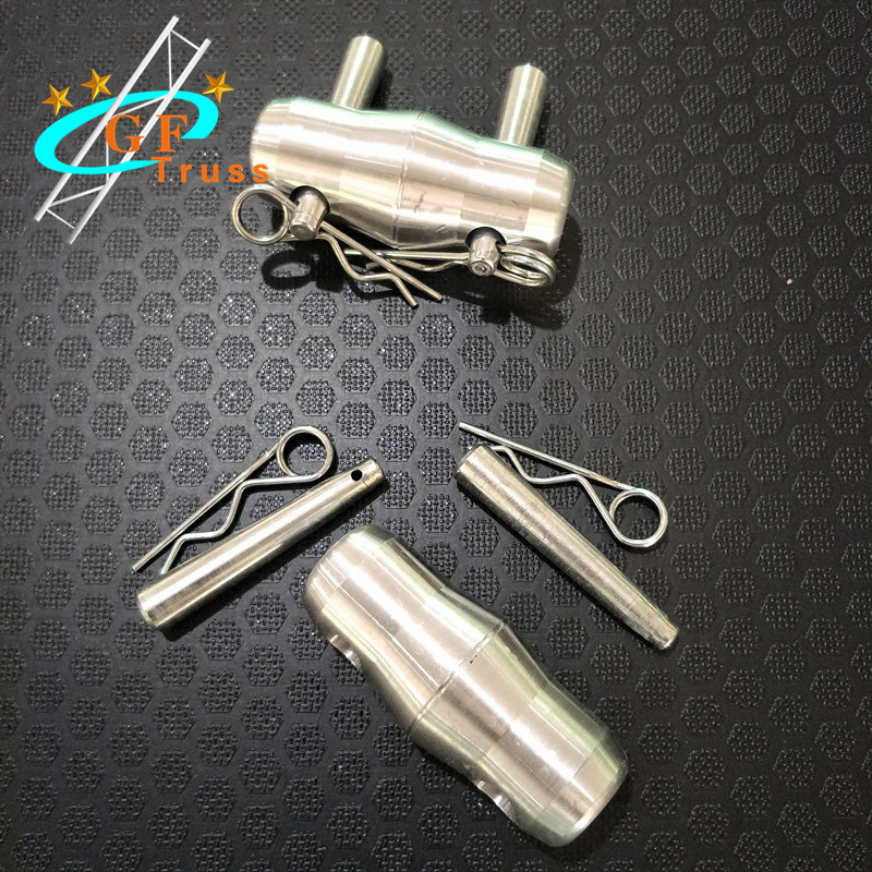 Double Ended Conical Coupler With Clips Pin Clamp Trusses Parts F34 Custom Color