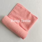 Pink solid single stripe dish rags microfiber tea towels wipes, micro dish
