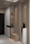 Eco friendly Apartments Wood Panel Furniture Modern Clothes Cabinet Customized