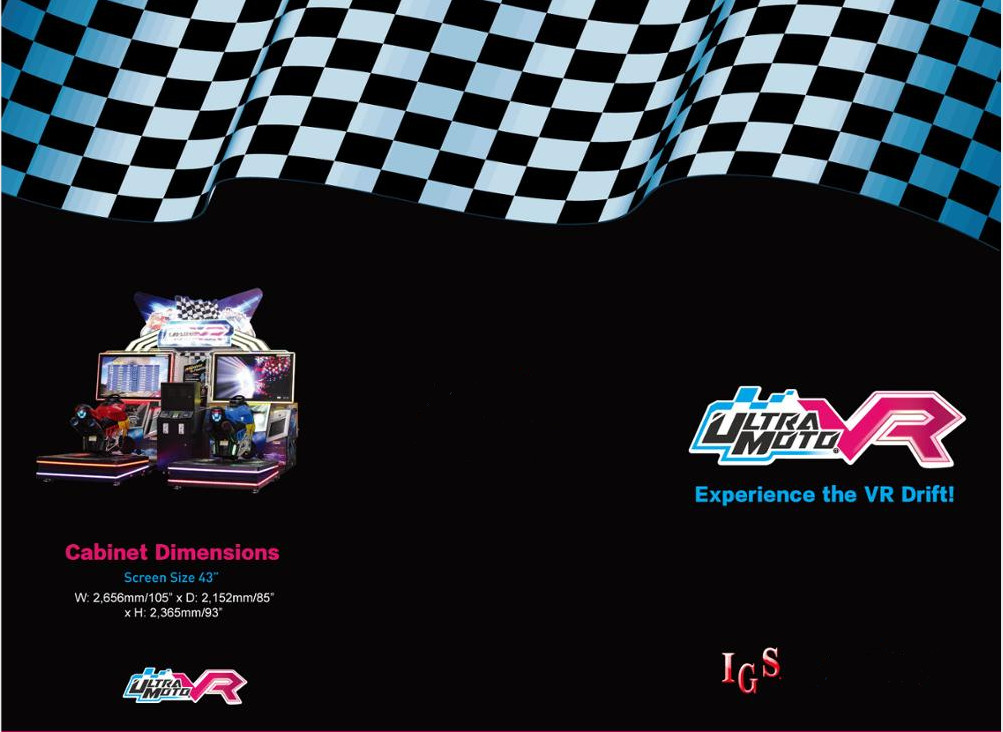 Amusement Center MOTO Simulator VR Racing Arcade Machine