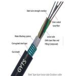 Overhead And Duct Singlemode 12/24/48/96c GYTS/GYTA Fiber Optic Cable