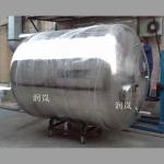 Silvery Stainless Steel Insulated Storage Tank for Storing Sanitary Food Liquid