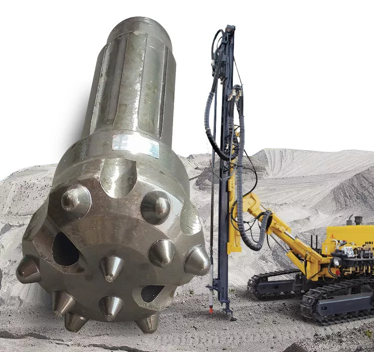 High Pressure 150mm 200mm Blast Hole Drilling Bit DTH Hammer Button Bits for Core Drilling Rig