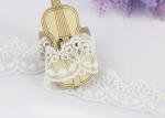 Embroidered Graceful Cotton Lace Trim Neeting Edging For Girl's Dress 2.5CM