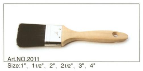 Wooden handle pure natural bristle Chinese bristle synthetic mix paint brush No