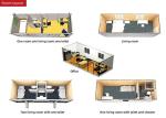 Office 40HQ Prefabricated Detachable Container House