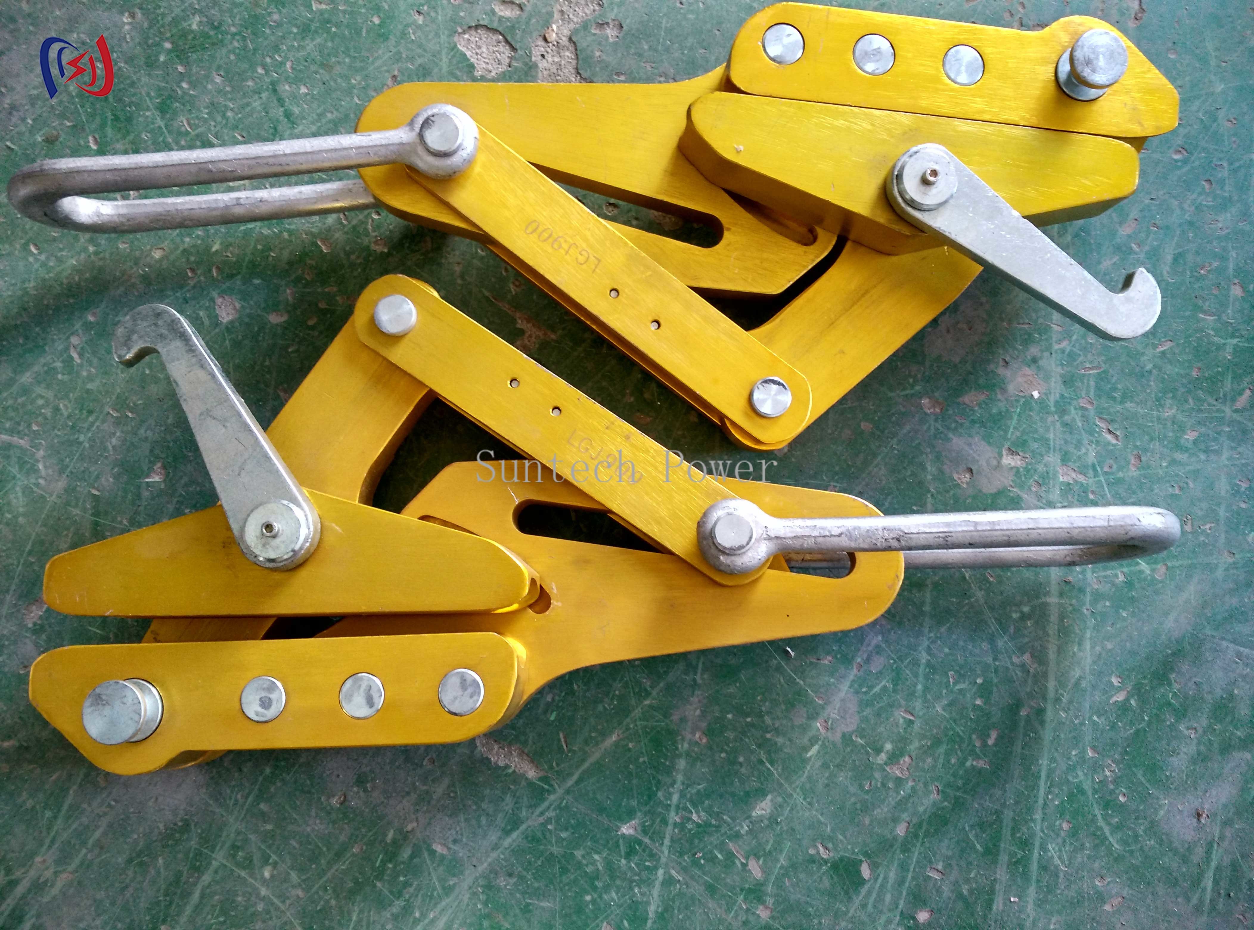 80KN Aluminum Alloy Come Along Clamp Conductor Gripper For Transmission Line
