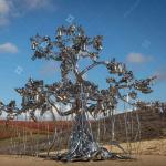 7.6m High Mirror Polished Stainless Steel People Tree Sculpture