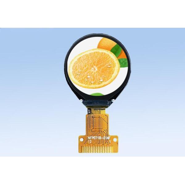 0.71-Inch TFT Circular IPS LCD Screen | 12PIN Soldered Connection, 360° HD Full-View, Vivid Color Display for Smart Wearables & Mini Instruments
