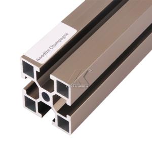 Wholesale OEM Service Customized T-slot Aluminum Extruded Profile And Square Industrial Aluminum Alloy from china suppliers