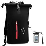 25L Waterproof Dry Bag Roll Top Backpack Tear Resistance OEM Accept