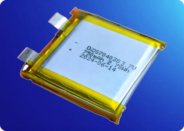 Compact 3.7 V 750mah Rechargeable Battery Explosion Proof LiMn2O4 Battery 0.5C