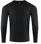 Mens Traing Top Long Sleeve Compression Shirt / Baselayer Shirt Raglan Sleeve