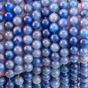 Wholesale 8mm Blue Aventurine Gemstone Beads Healing Crystal Stone Beads For Jewelry Making from china suppliers