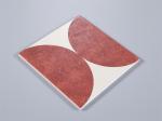 Wear-Resistant Red 20x20cm Inside Floor Ceramic Rustic Tiles For Dining Room And