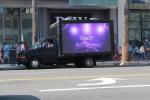 Trailer Mounted Outdoor Mobile LED Screen Hire 2R1G1B 320x160mm Module 6500CD M2