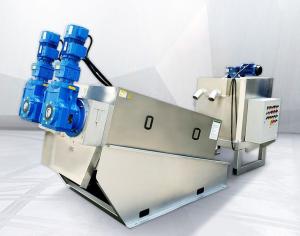 Wholesale Volute Screw Press Sludge Dewatering Machine Snail Stacking Integrated from china suppliers