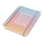 Custom 120GSM Agenda Organizer Planner Notebook A5 Gold Coil 80g
