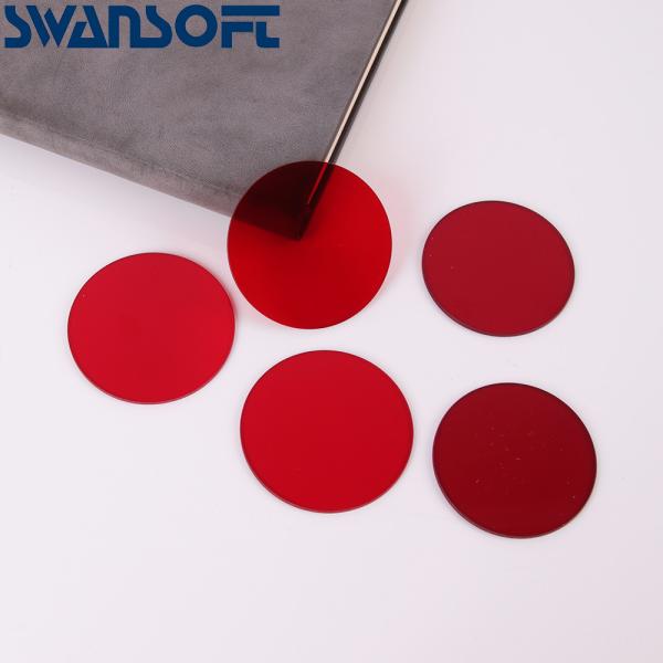 3mm thickness optical hoya R-62 HB610 RG610 red filters glass 610nm Longpass