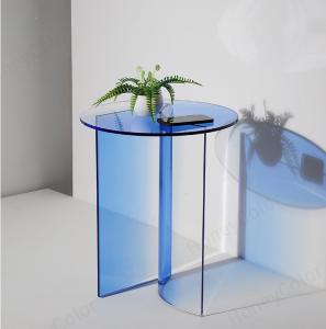 Wholesale Custom Color Acrylic Coffee Table Plexiglass End Table Modern Aesthetic Design from china suppliers
