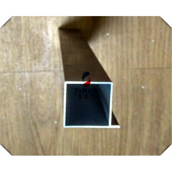 6063 T5 Anodized Aluminum Alloy Profile Tubes High Precision Length 1000mm