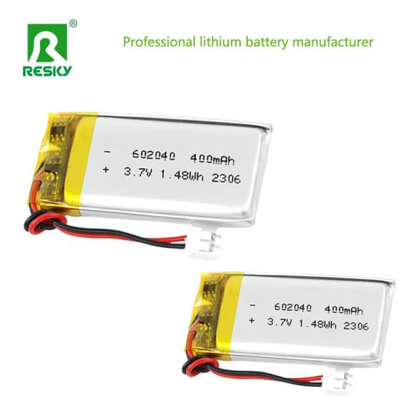 Lithium Polymer Battery Cell 602040 400mAh 450mAh 3.7V 1.48wh Power Lipo Li-Polymer Battery