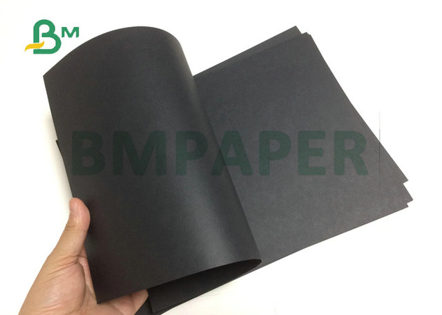 SRA1 Size Uncoated 350gsm 400gsm Black Cover Boards Sheet For Book Covers 