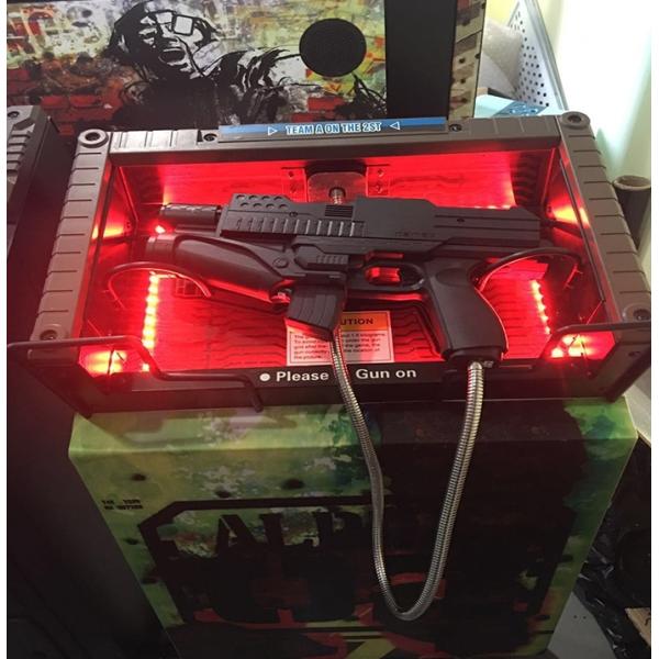 Indoor Entertainment Coin Operated 55 Inch Razing Storm Shooting Game Machine