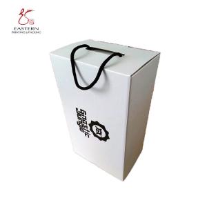 Wholesale White Recycled Shoes Packaging Folding Cardboard Boxes CMYK Printing from china suppliers