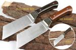 Outdoor 58HRC Wooden Handle Machete 3Cr13 Stainless Steel 5.51" Blade