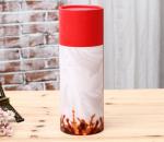 Velvet Pillow Paper Tube Pen Holder , Embossed Cardboard Cylinders With Lids